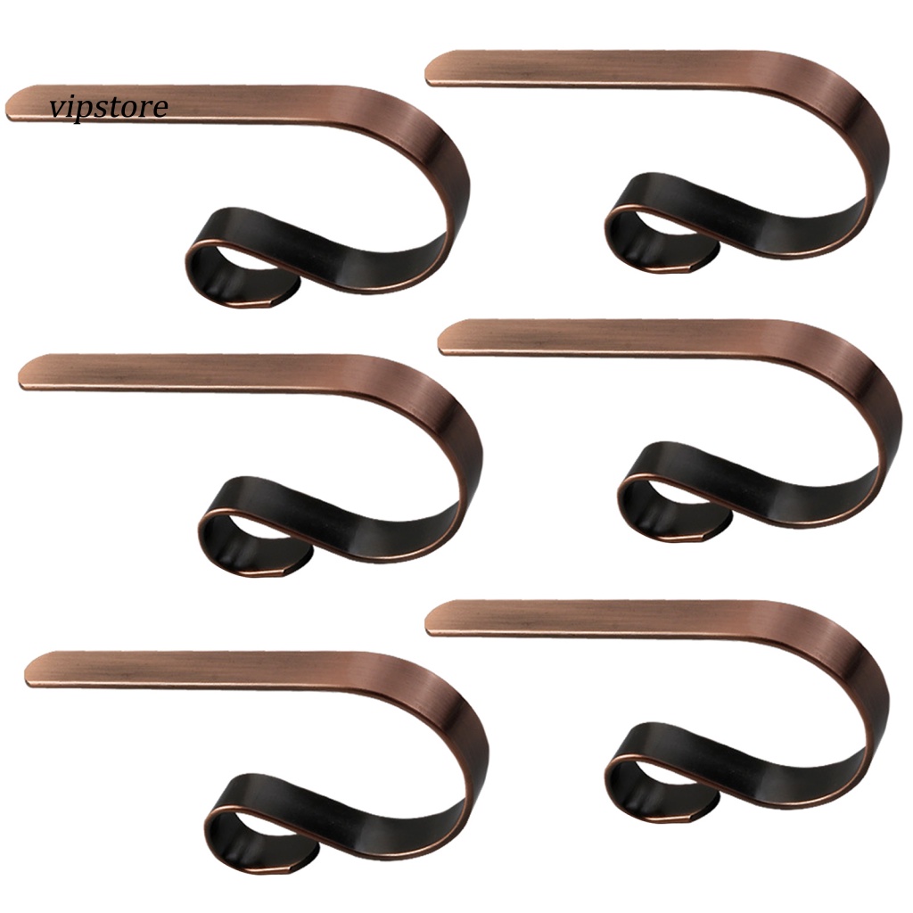 Bộ 6 Giá Đỡ Vớ Giáng Sinh Bằng Kim Loại Chống Trượt Chịu Lực Tốt