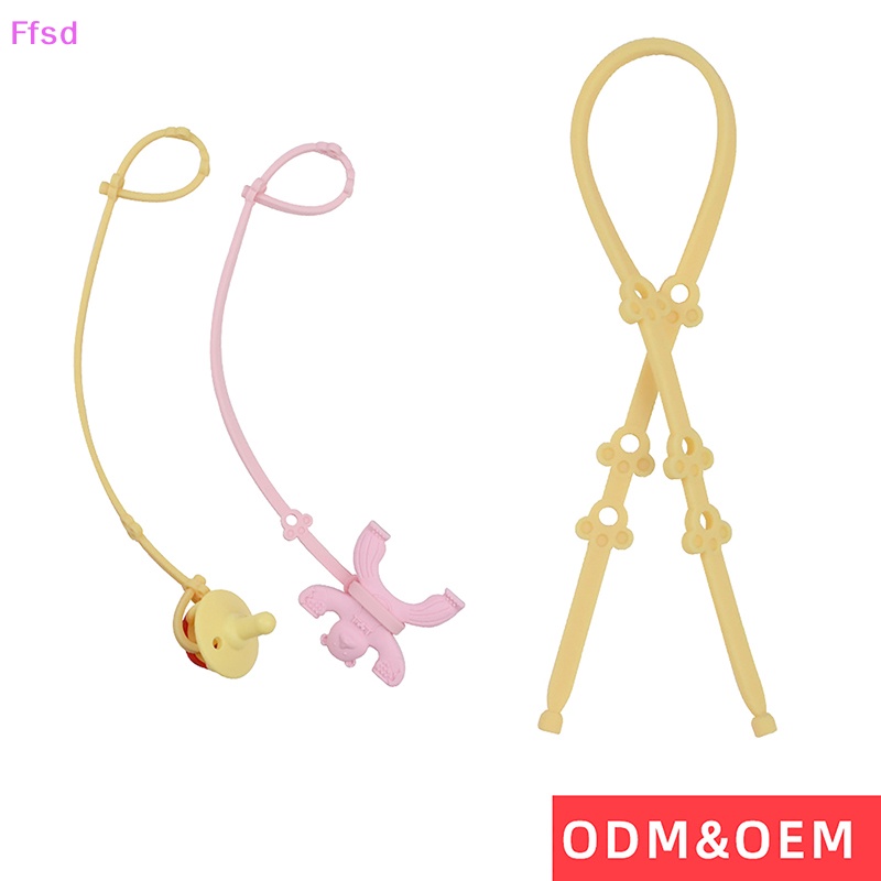 {Ffsd} Đồ Chơi Dây Xích Núm Vú Giả Bằng Silicon Chống Thất Lạc Cho Bé * Bán Chạy
