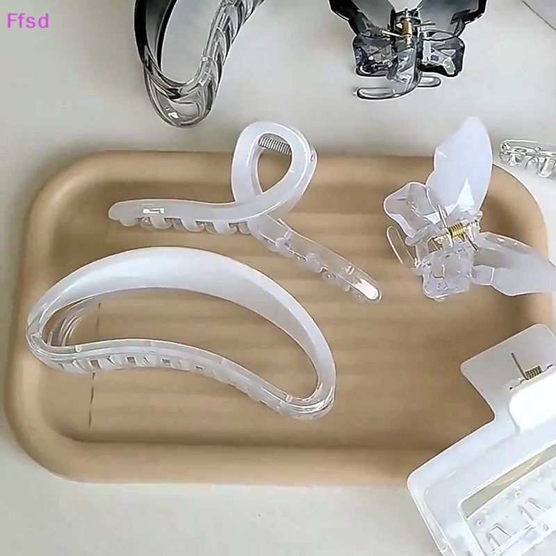 Kẹp Tóc Hình Cá Mập Màu Gradient Phong Cách Hàn Quốc Thời Trang Cho Nữ