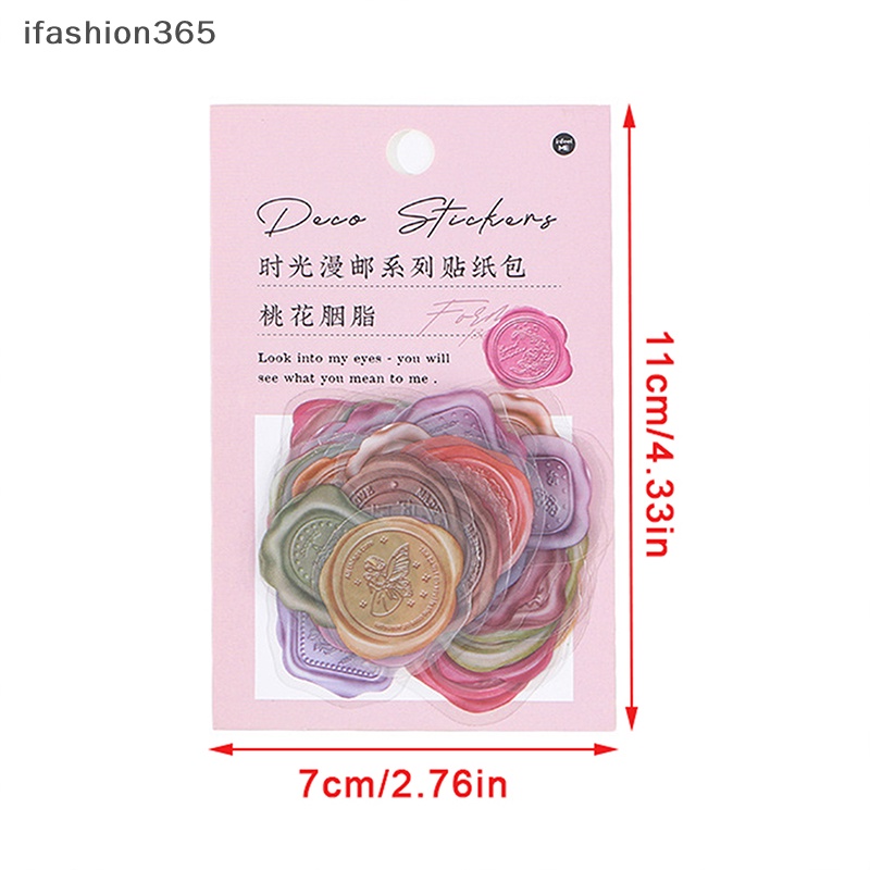 Set 40 Miếng Dán Trang Trí Sổ Tay / Nhật Ký diy Thời Trang ifashion365