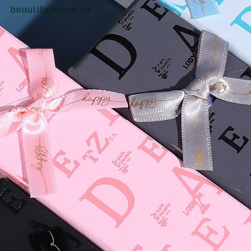 Bộ 3 Hộp Đựng Trang Sức Giấy Các Tông Hình Chữ Nhật Kèm Mút Bên Trong