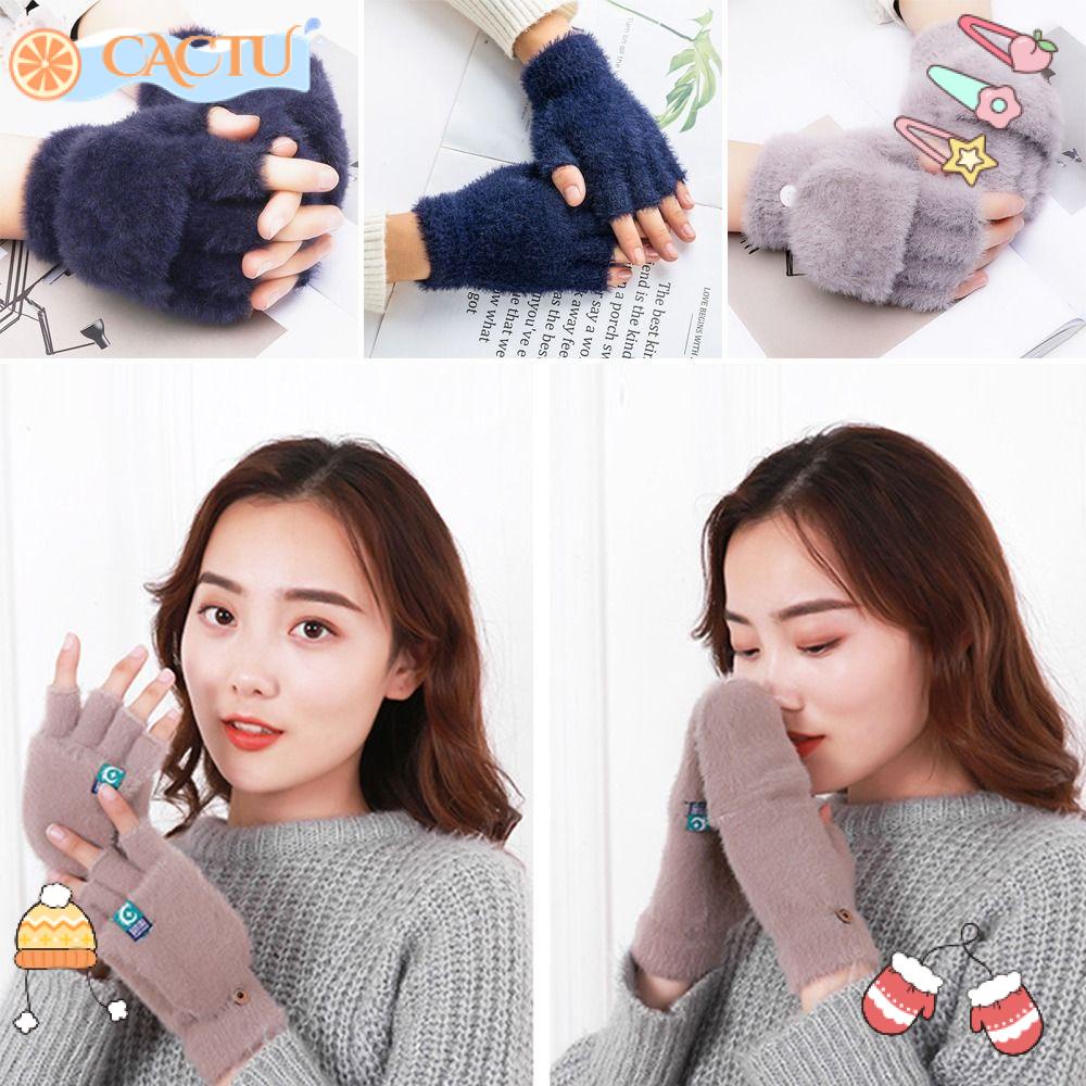 2 Đôi Găng Tay Lông Nhung Dành Cho Học Sinh Chơi Game / Điện Thoại