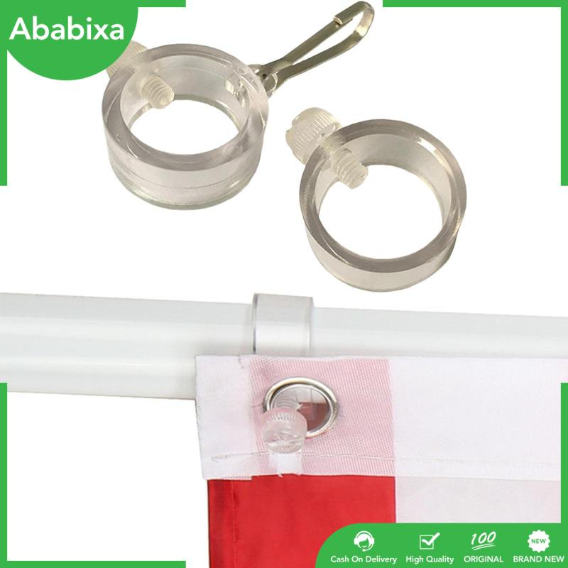 Set 2 Vòng Kẹp Cố Định Cột Cờ Bền Xoay 360 Độ Cho Cần Câu 1 "