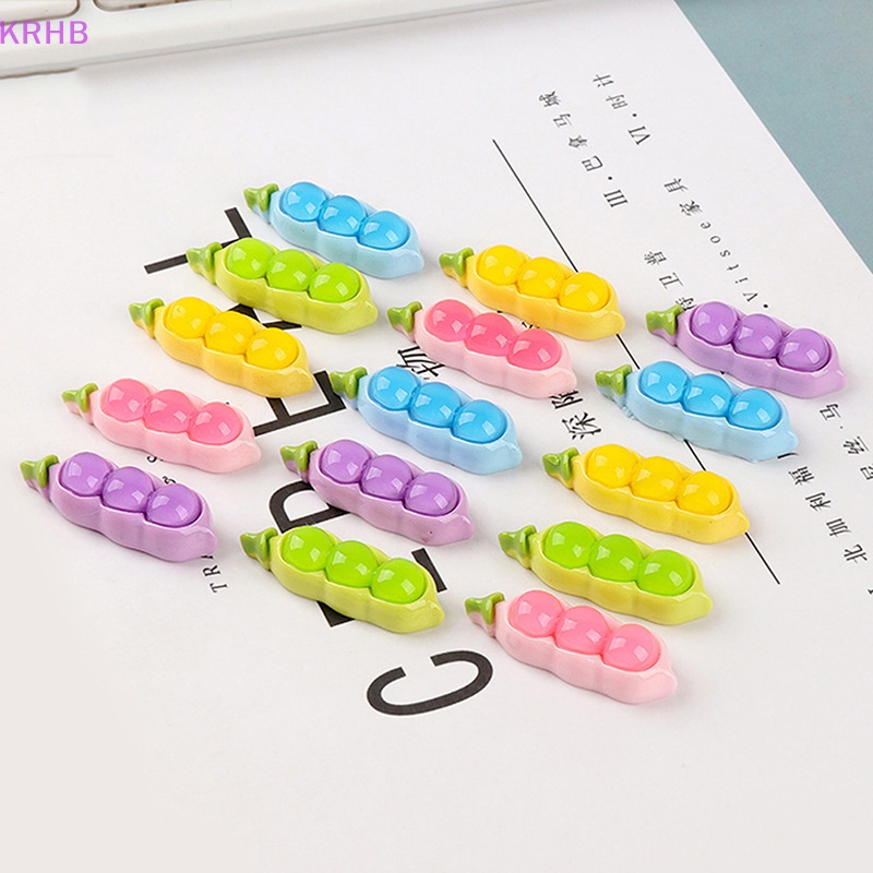 Set 2 Hạt Nhựa Phát Quang Nhiều Màu Sắc Dùng Để Trang Trí Ốp Điện Thoại Mới