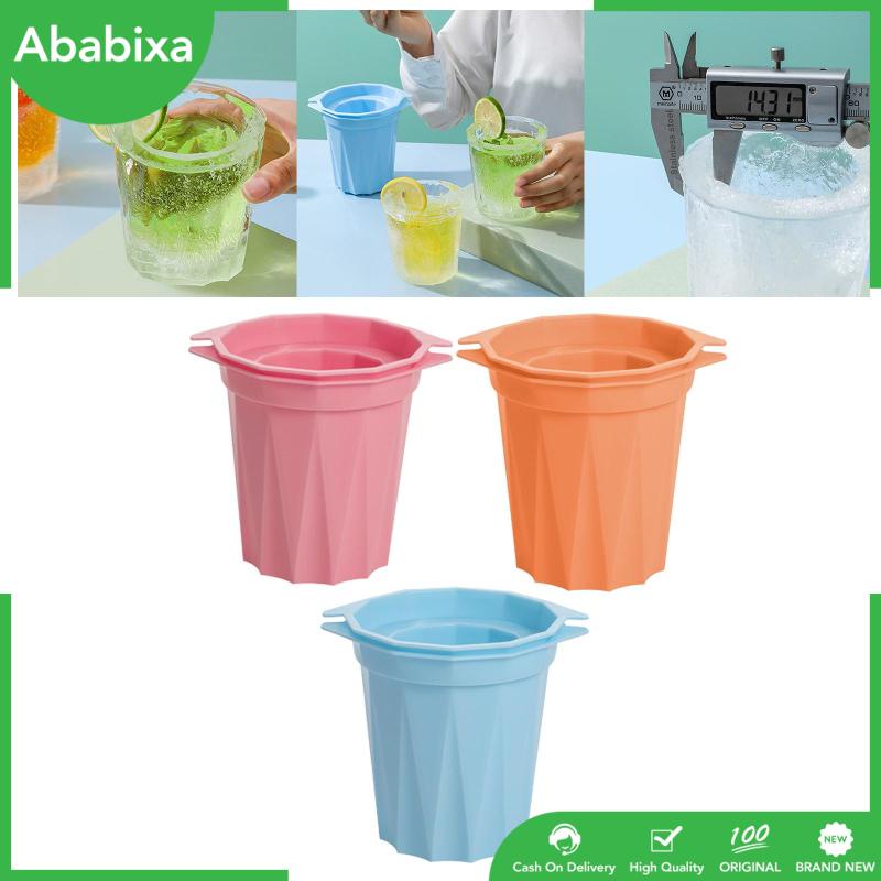 Khay Làm Đá Bằng Silicone Hình Trụ Tiện Dụng Mang Theo Du Lịch Cắm Trại