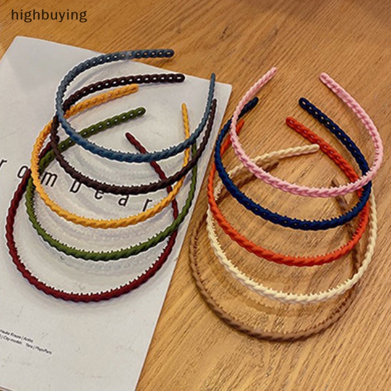 Băng Đô Cài Tóc Màu Sắc Đơn Giản Thời Trang Cho Nữ