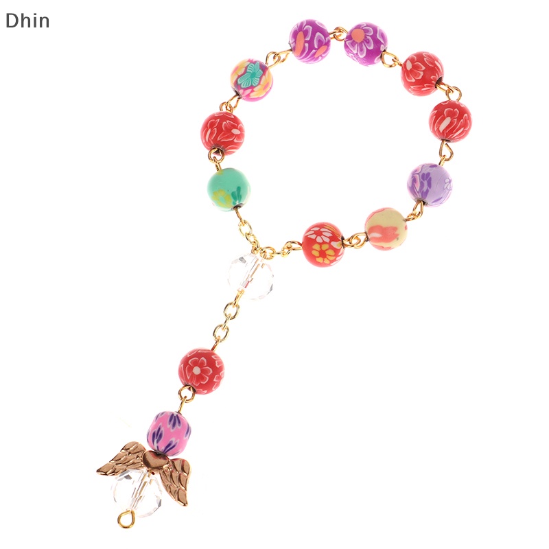 [Dhin] Mặt Dây Chuyền Nhẫn Đeo Ngón Tay Baptist Phụ Kiện Hạt Rosary Cho Đạo Công Giáo DIY COD