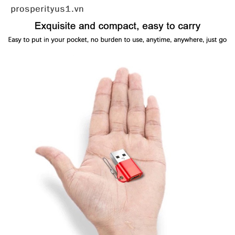 1 Đầu Chuyển Đổi OTG Type C Sang Micro USB 3.0 OTG prosperityus1