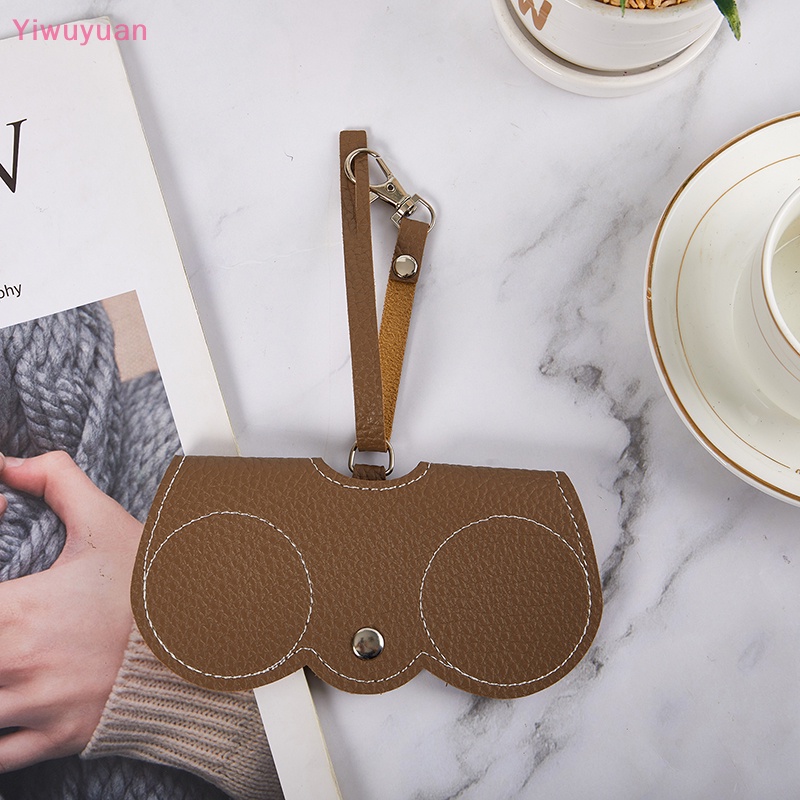 < Yiwuyuan > Túi Đựng Mắt Kính Bằng Da Mềm Gọn Nhẹ Mới