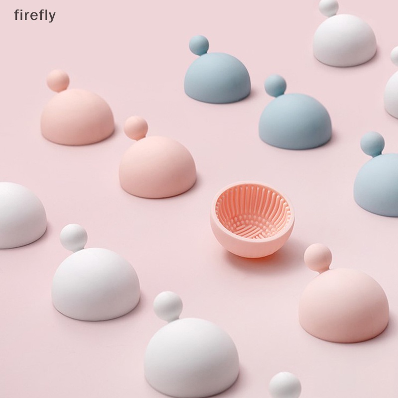 1 Miếng Silicone Vệ Sinh Cọ Trang Điểm Tiện Dụng