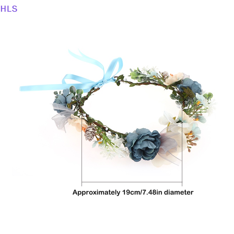 Vòng Hoa Đội Đầu Phụ Kiện Trang Trí Tóc Cho Nữ