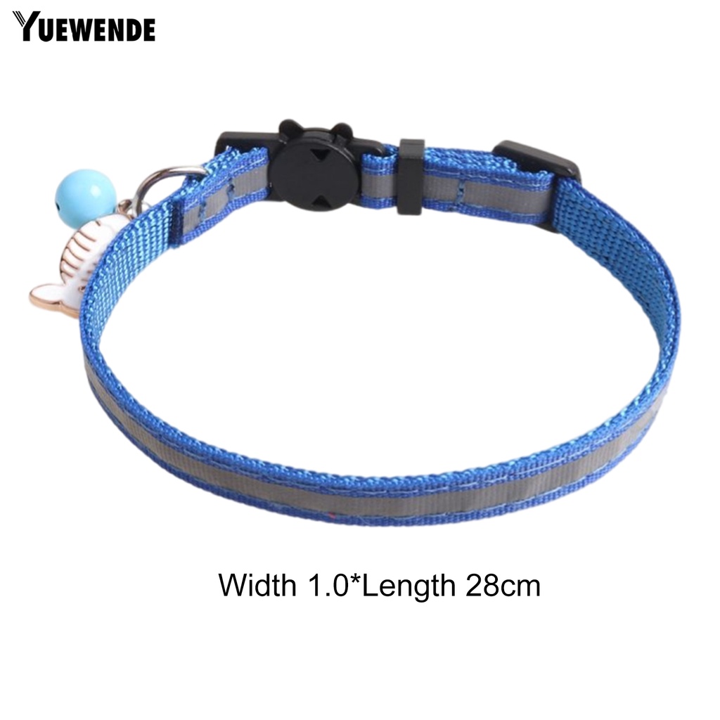 Yq.e Khăn Choàng Cổ Bằng Polyester Phản Quang Chống Cắn Tiện Dụng Cho Thú Cưng