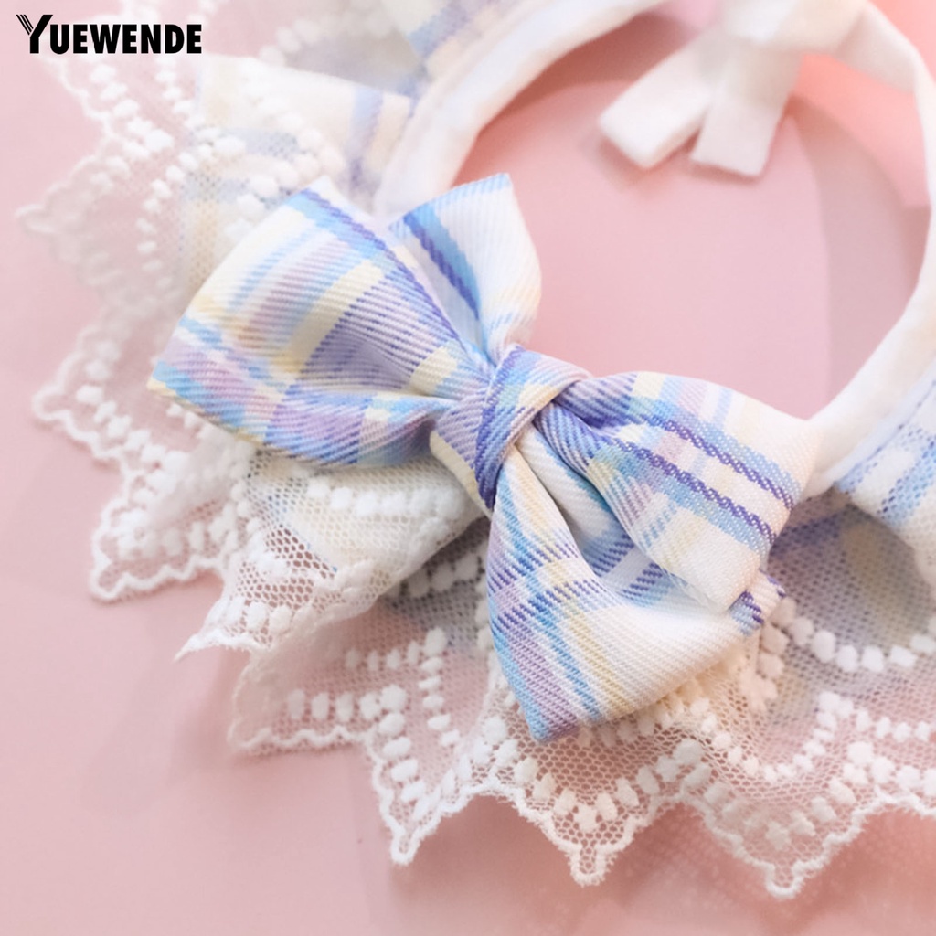 Yq.e Yếm Vải Cotton Trang Trí Nơ Thân Thiện Với Da Chống Mài Mòn Dễ Giặt Trang Trí Dành Cho Thú Cưng