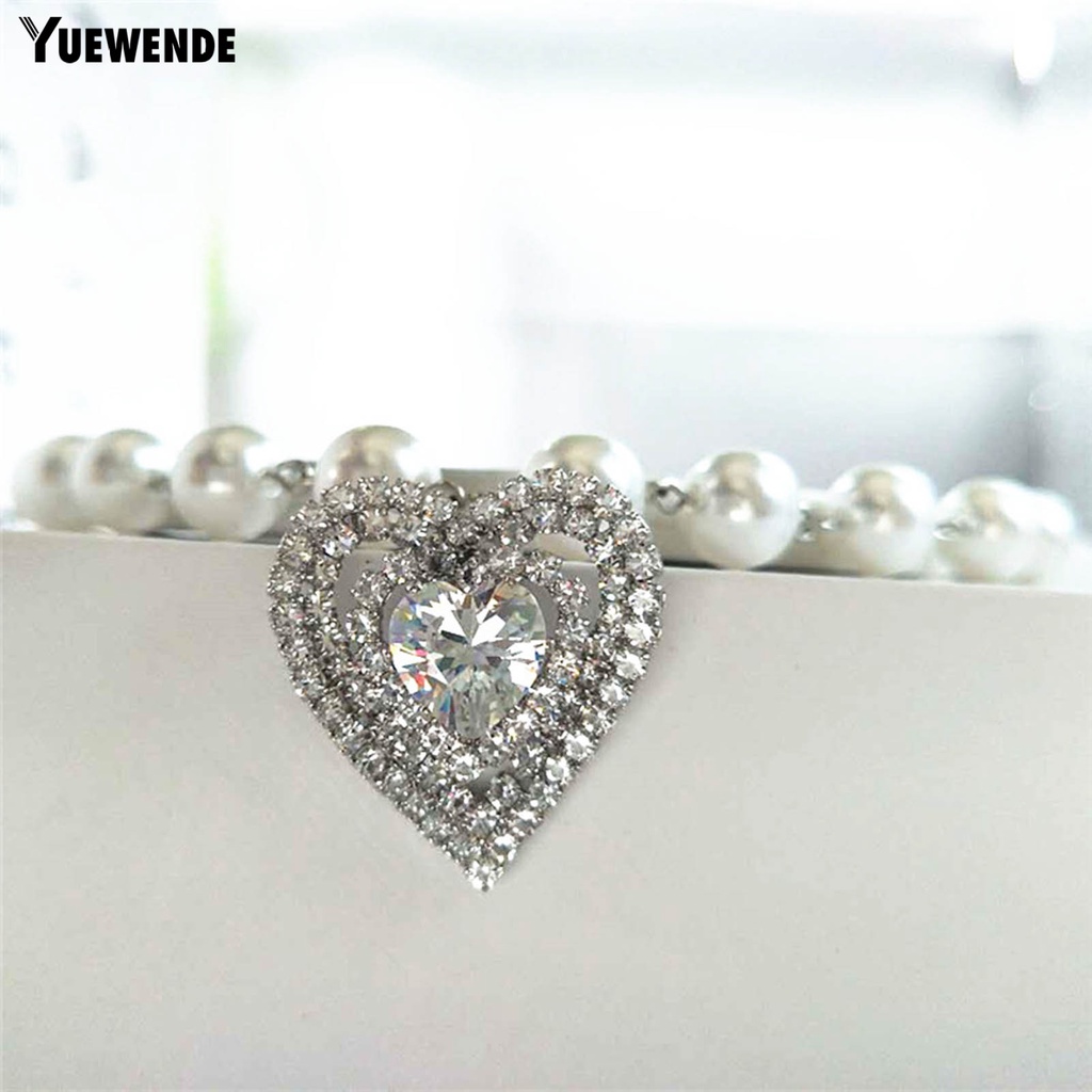 Vòng cổ Mặt Trái Tim Đính Đá Thời Trang Cho Thú Cưng