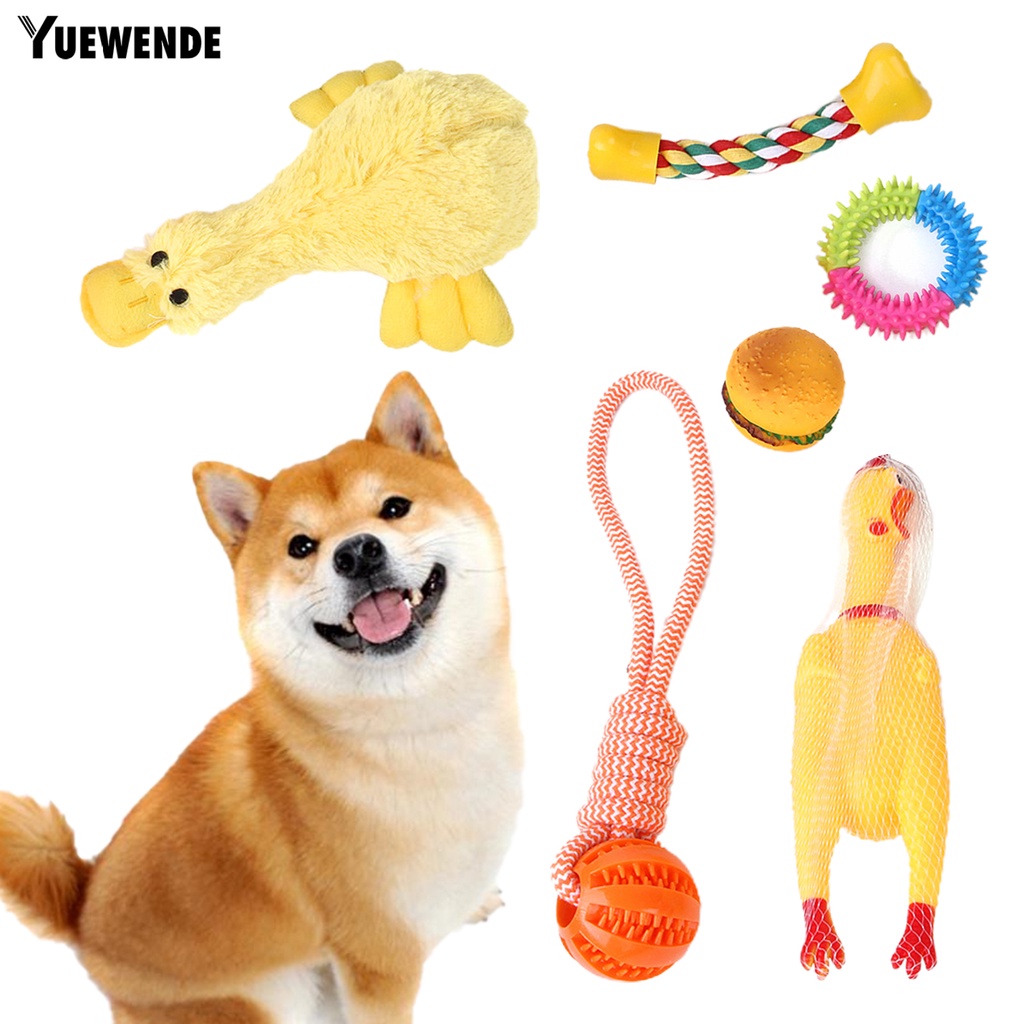 1 Bộ Búp Bê Đồ Chơi Nhai Chống Cắn Và Thoải Mái Hình Động Vật Hoạt Hình