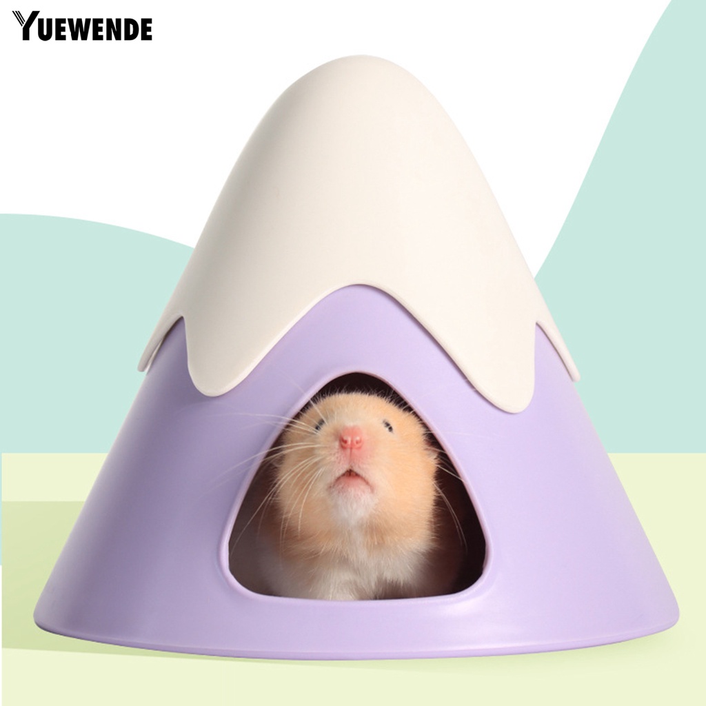 Yq.e Tổ Ổ Cứu Hộ Bằng ABS Hình Núi Tuyết Không Gian Có Thể Tháo Rời Giảm Căng Thẳng Cho Hamster / Hamster / Sóc / Chuộ