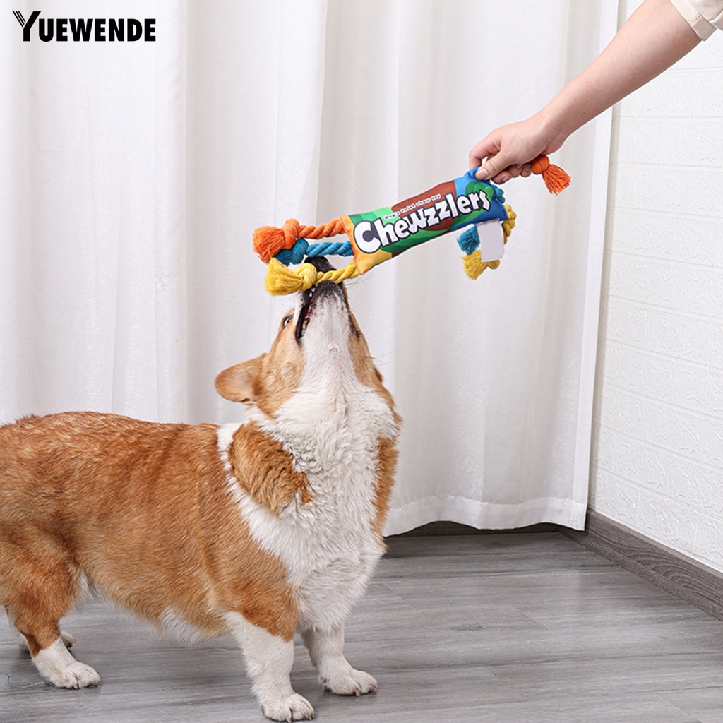 Yq.e Đồ Chơi Nhai Gặm Tương Tác Bằng Polyester Siêu Mềm Chống Cắn Lâu Trôi Có Thể Thay Đổi Màu Tương Tác Cho Cún Cưng