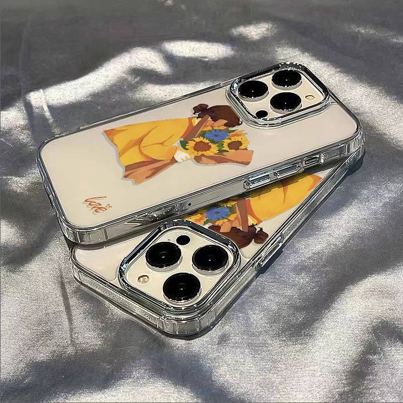 Bouquet Female 14Promax Apple 13 Phone Case Iphone12 Soft 11 Simple Ins Style 7/8plus Drop-Resistant FMjM