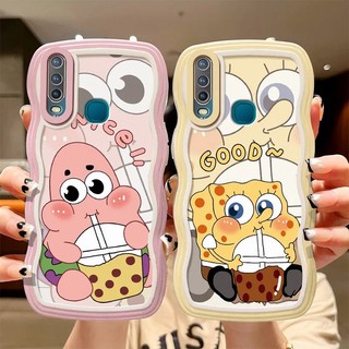 Ốp lưng Vivo Y11 Vỏ Vivo Y15 Vỏ Vivo Y12 Vivo Y17 Vỏ điện thoại hoạt hình dễ thương Vỏ mềm Tpu Khung sóng Vỏ điện thoại trong suốt