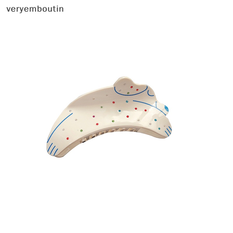 Kẹp Tóc Hình Chó Dalmatian Đính Đá Nhiều Màu Thiết Kế Mới Cho Nữ