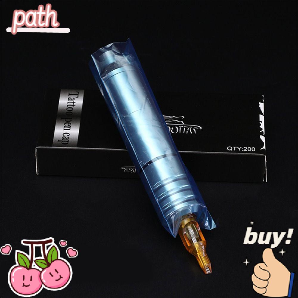 Bộ 200 Túi Đựng Bút Xăm Màu Đen Dùng Một Lần Tiện Dụng