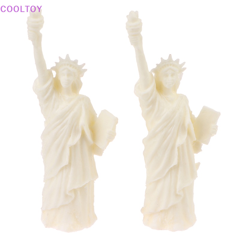 Cooltoy Set 2 Mô Hình Tượng Nữ Thần Tự Do Mini Tỉ Lệ 1: 12 Trang Trí Nội Thất Nhà Búp Bê