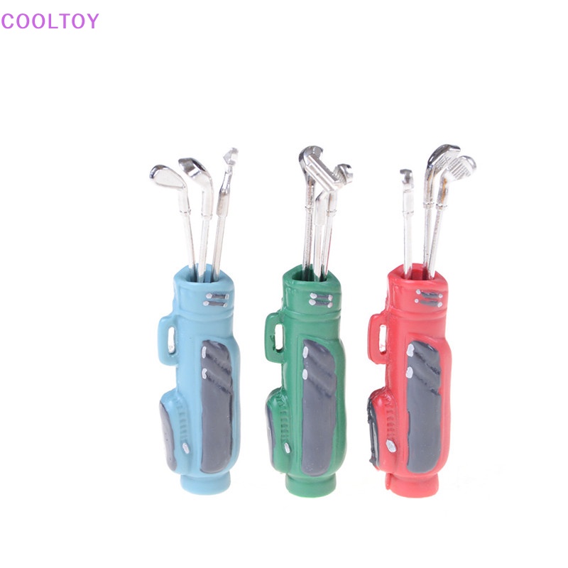 1set 1: 12 Đồ Chơi Sân Golf Mini Trang Trí Nhà Búp Bê