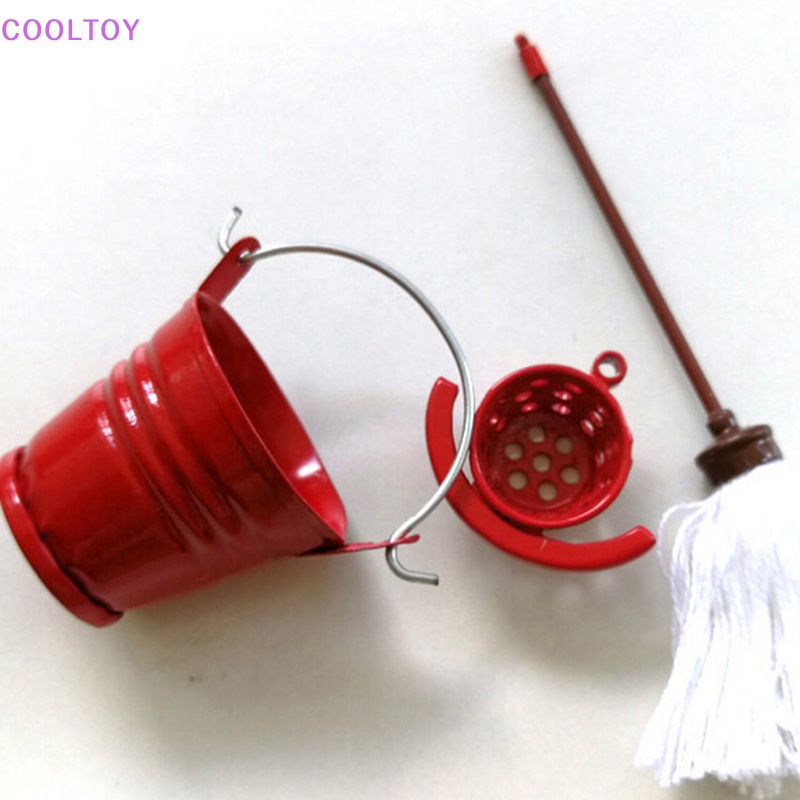 Cooltoy 1 Bộ Cây Lau Nhà Búp Bê Tỉ Lệ 1: 12