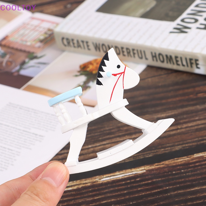 Mô Hình Ghế Ngựa Bập Bênh Tỉ Lệ 1: 12 Trang Trí Nhà Búp Bê