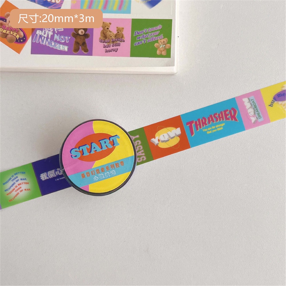 Sticker Dán Trang Trí Sổ Tay DIY Xinh Xắn Thời Trang Theo Phong Cách Mỹ