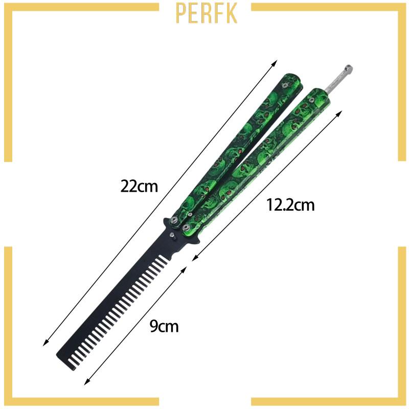 Lược Chải Đầu Bằng Thép Không Gỉ Có Thể Gấp Gọn Tiện Dụng