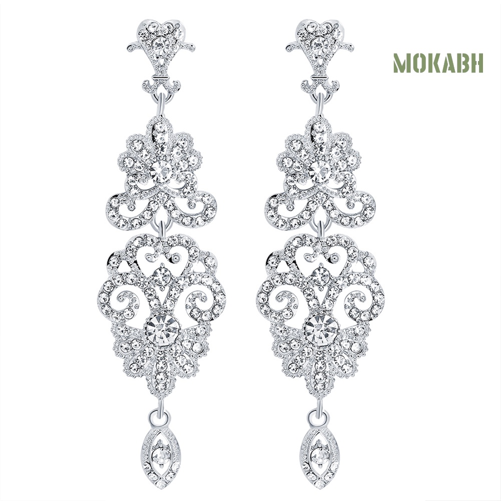 Bông Tai Đính Đá Thời Trang Dành Cho Nữ