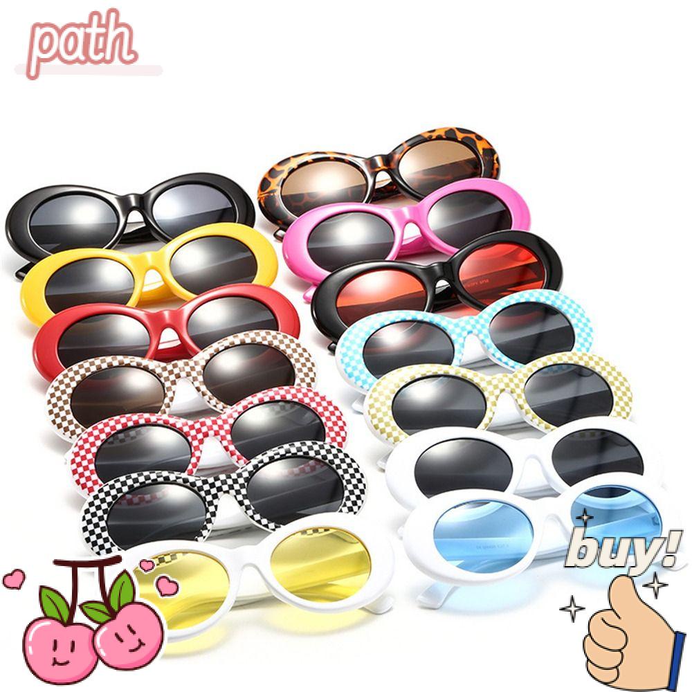 Kính Mát Hình Oval Gọng Nhỏ Nhiều Màu Sắc Chống Tia UV400 Phong Cách Cổ Điển Thời Trang Cho Nữ