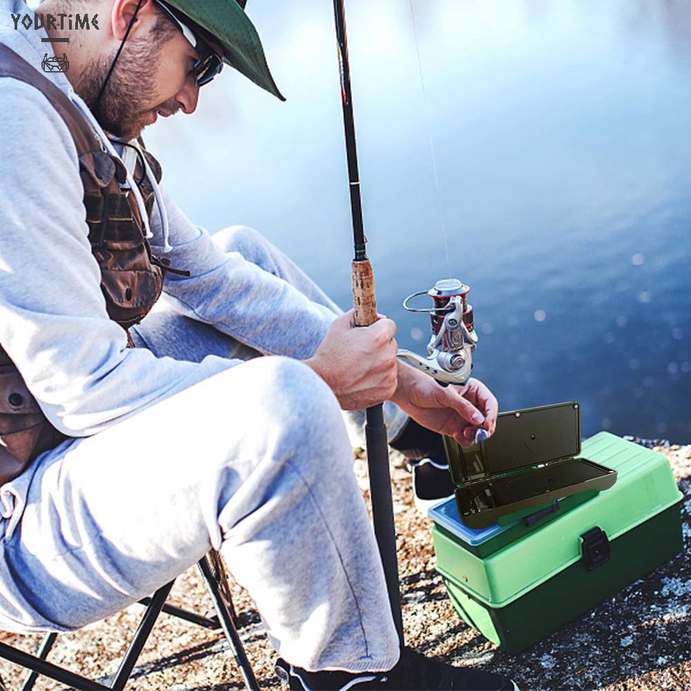 Hộp Đựng Dụng Cụ Câu Cá Bằng Nhựa Sức Chứa Lớn Chống Thấm Nước Tiện Dụng