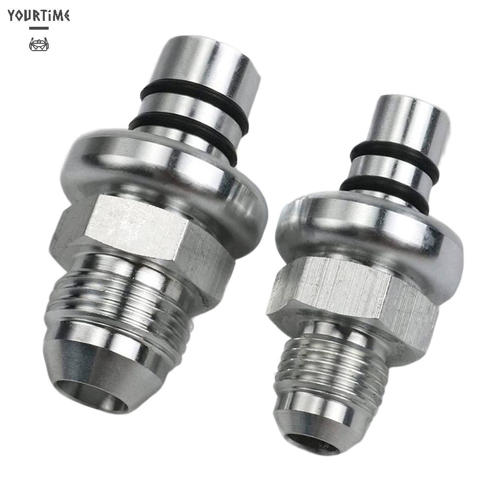 Set 2 Đầu Nối Đường Ray Nhiên Liệu AN6 AN8 Cho 1986-1998 Mustang Billet