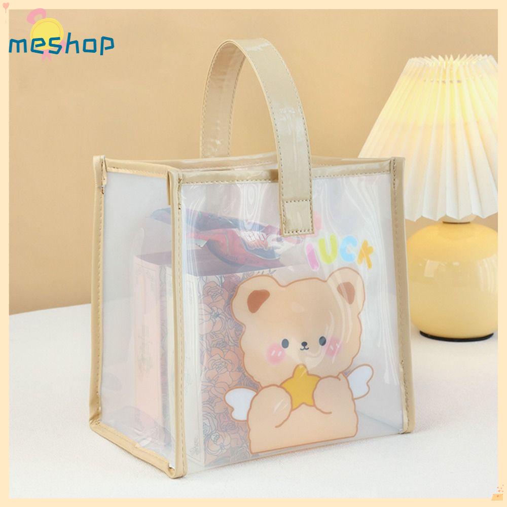 Túi Tote Trong Suốt Bằng PVC In Họa Tiết Dễ Thương Thời Trang Mùa Hè Cho Nữ