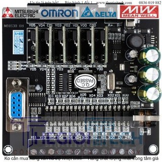 Board mạch lập trình plc mitsubishi fx2n-16mr 10x6y 485 mt mr fx1n fx3u 16mt 16mr rs232 rs485 gx developer gx work 2
