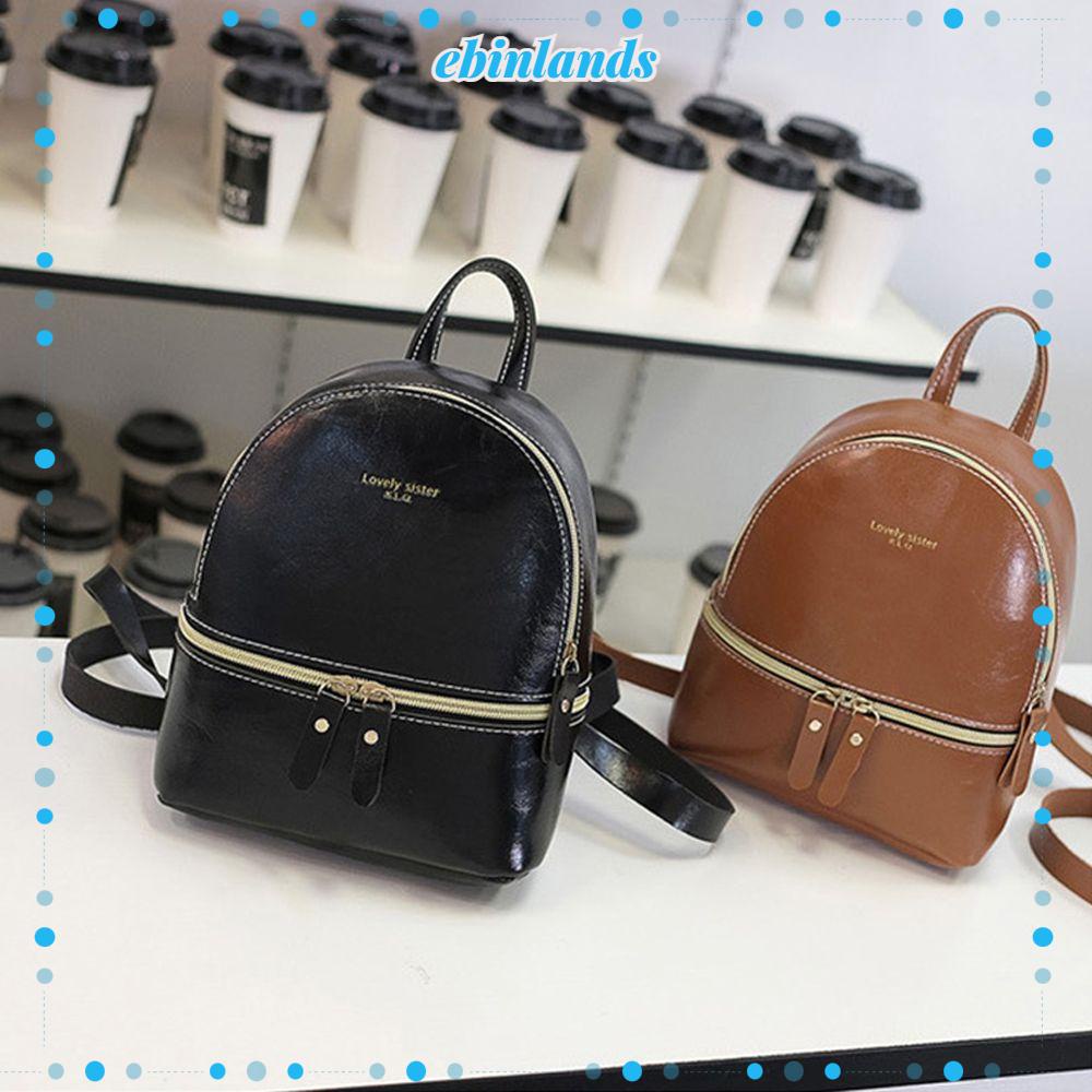 Ba Lô Da PU Thiết Kế Đơn Giản Phong Cách Châu Âu Cho Bé