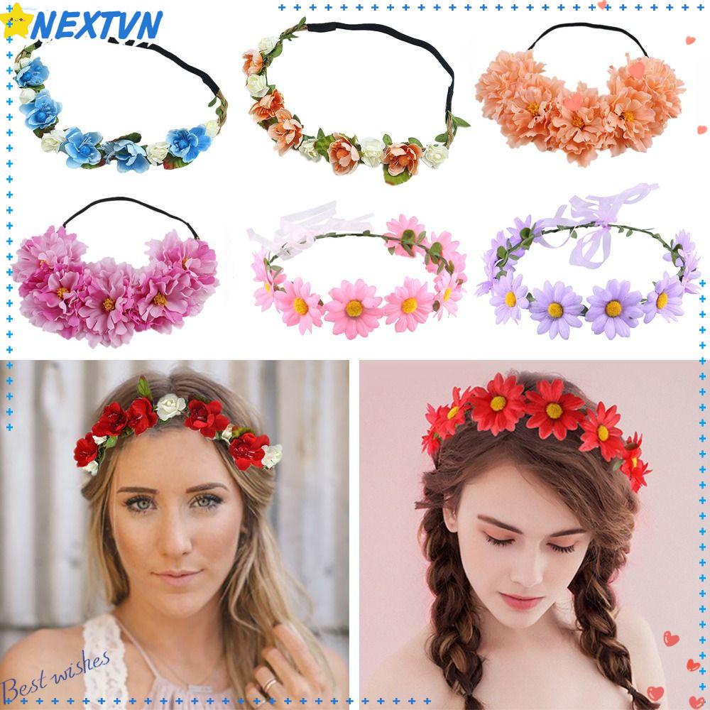 Set 2 / 3 Vòng Hoa Đội Đầu Thời Trang Cho Nữ