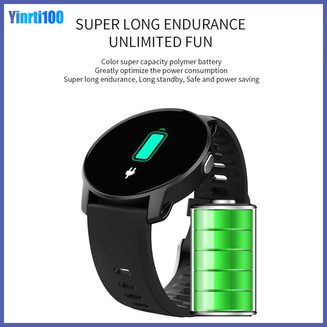 Đồng Hồ Thông Minh Yinrti W9 Kết Nối Bluetooth Theo Dõi Sức Khỏe