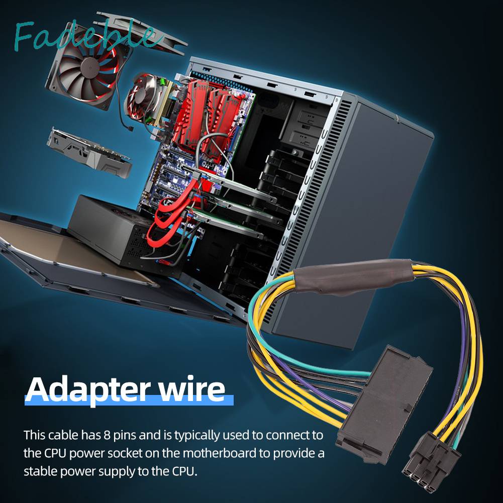 Dây Nguồn ATX 24Pin Sang 8Pin Cho DELL Optiplex 3020 7020 9020 8-pin