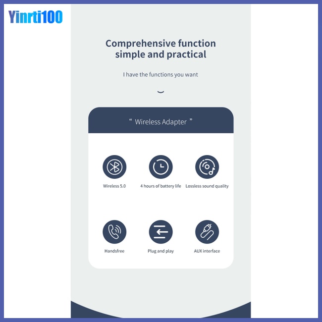 Thiết Bị Thu Phát Bluetooth 5.0 2 Trong 1 Jack 3.5mm Cho Xe Ô Tô