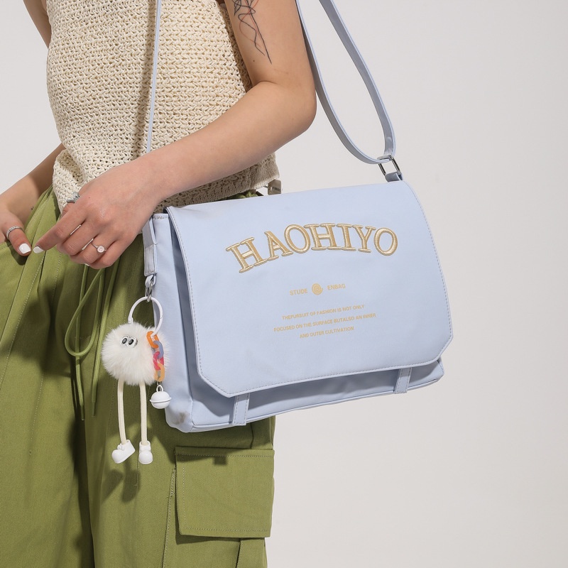 Túi Xách Canvas In Chữ Thời Trang Nữ Tính