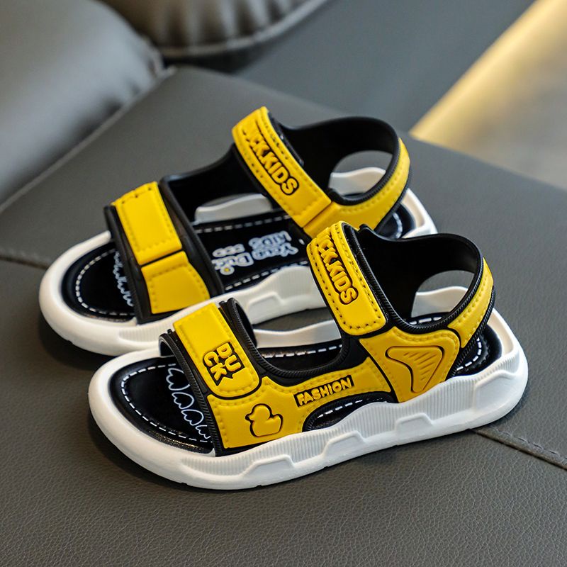 Sandal Da Đế Mềm Chống Trượt Thời Trang Mùa Hè 2023 Cho Bé Trai 3-15 Tuổi
