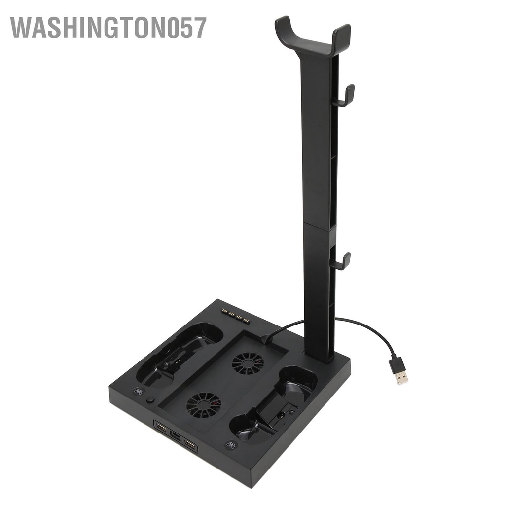 Washington057 Đế Sạc Có Quạt Làm Mát Cho Bảng Điều Khiển Và Bộ Xbox Series S Phụ Kiện Kép Dọc 5 Trong 1