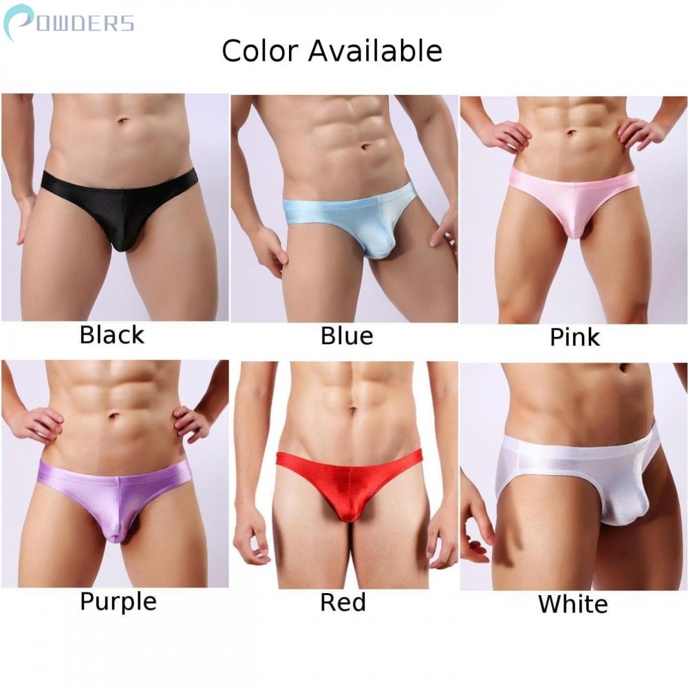 Quần Lót Lụa Nylon Lưng Thấp Gợi Cảm Cho Nam