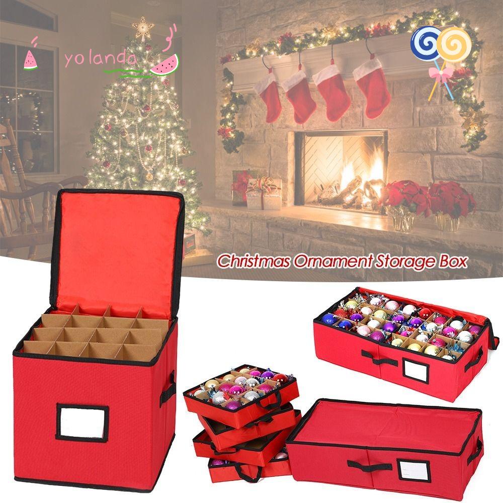 Túi Chia Ngăn Cỡ Lớn Đựng Đồ Chơi / Trang Trí Giáng Sinh