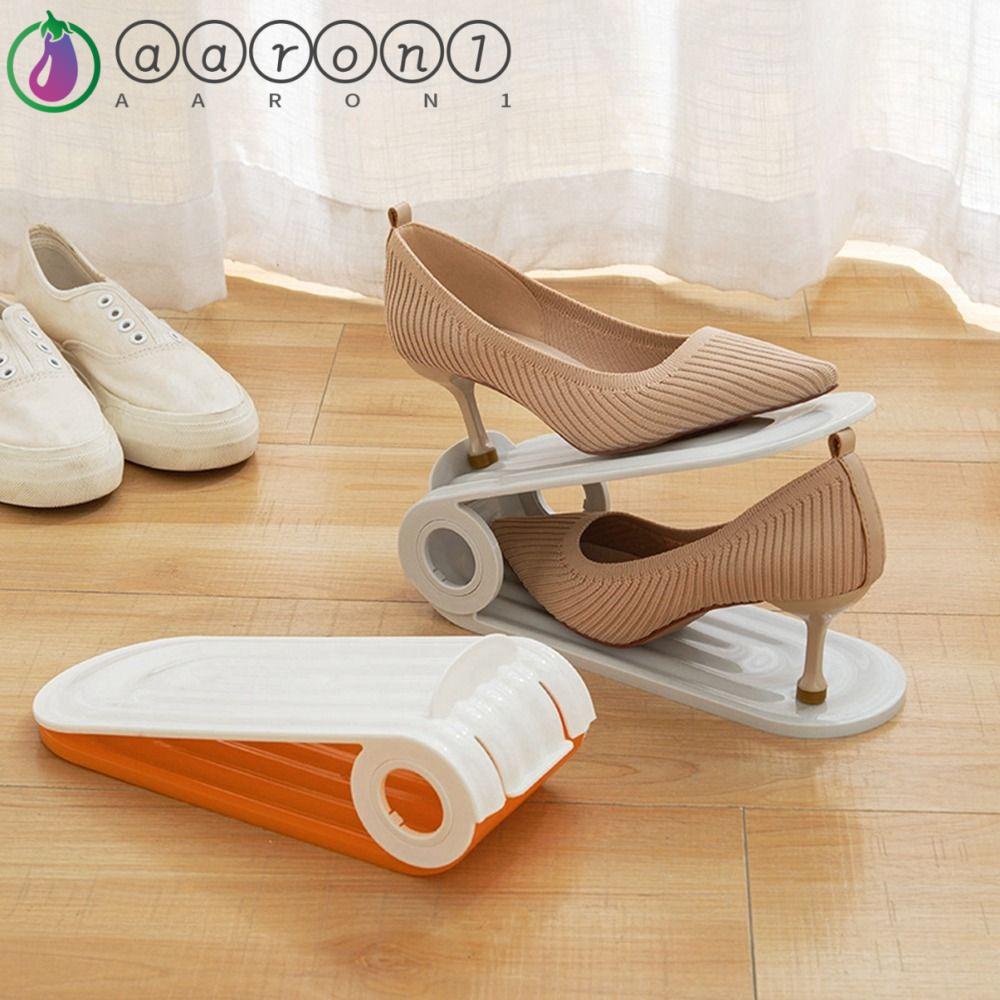 Aaron1 Giá Đỡ Giày Bằng Nhựa Hiện Đại Sáng Tạo Có Thể Điều Chỉnh Sắp Xếp Gọn Gàng Cho War