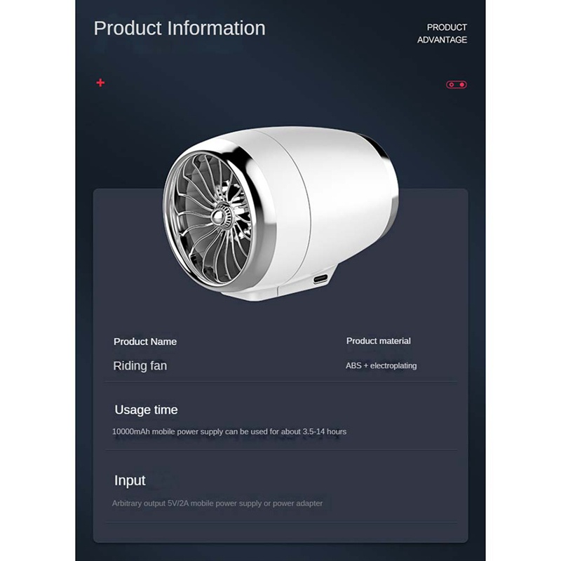 Quạt USB Mini Có Chân Tripod Tiện Dụng Cho Hoạt Động Ngoài Trời