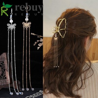 Set 2 Dây Tua Rua Dùng Trên Kẹp Tóc Phong Cách Trung Hoa Cổ Điển Cho Nữ